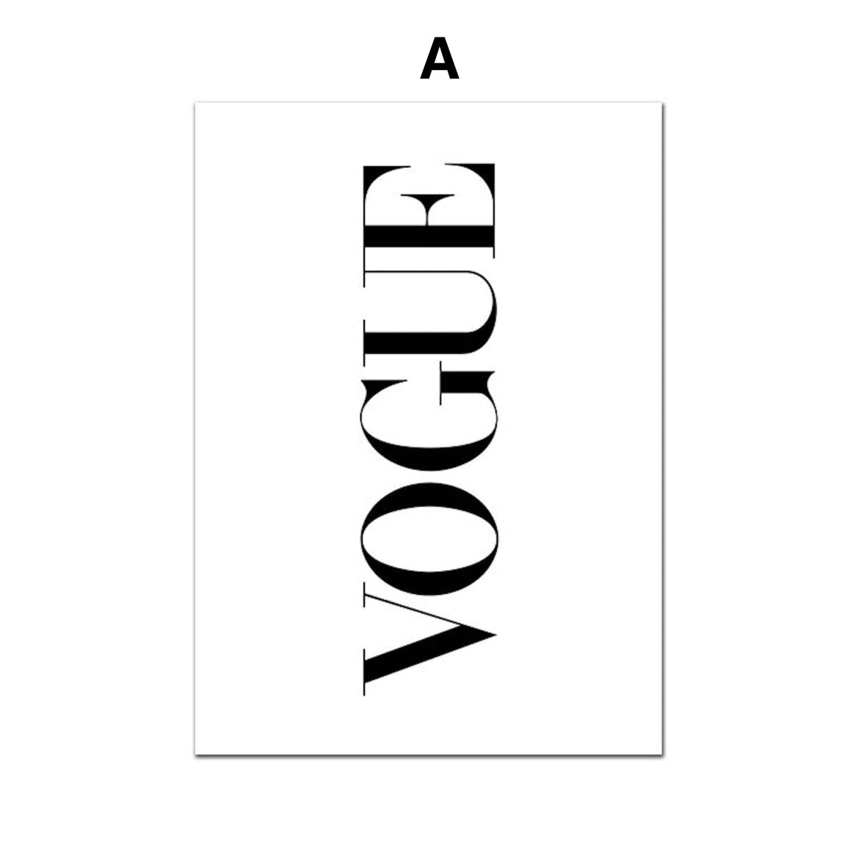 Poster Schwarz Weiß Kate Moss Vogue I Vintage I Wohnkultur| Wohnzimmer | Wandbilder Schlafzimmer | Deko Print ohne Rahmen | Bilder Set