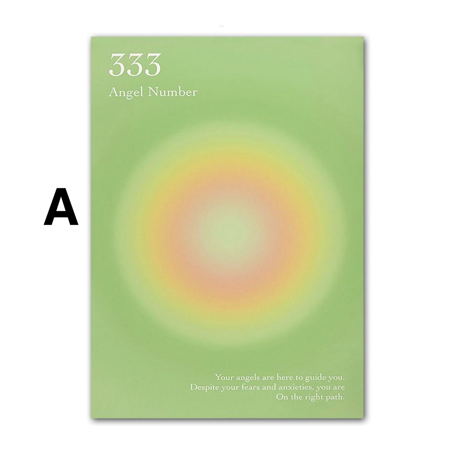 Poster Spirituelles Erwachen und vertraue dem Universum als Print ohne Rahmen