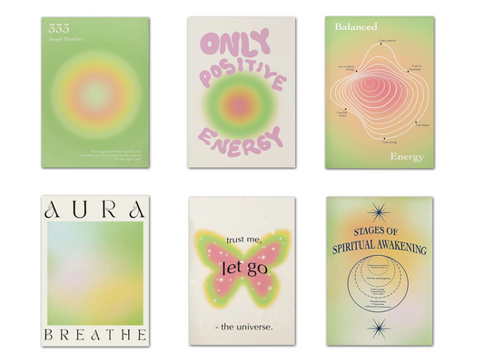 Poster Spirituelles Erwachen und vertraue dem Universum als Print ohne Rahmen