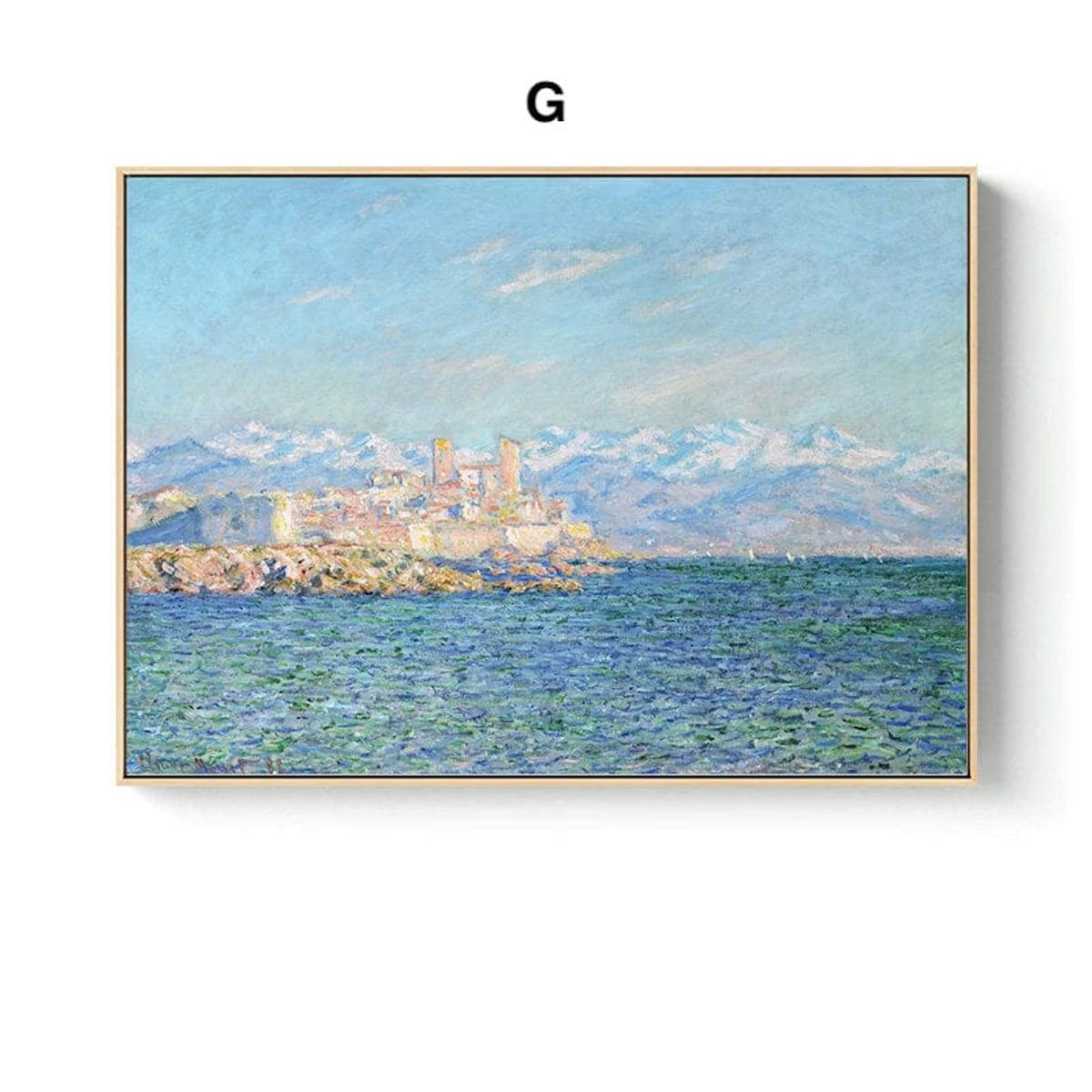 Poster Vintage Claude Monet · Deko Print ohne Rahmen