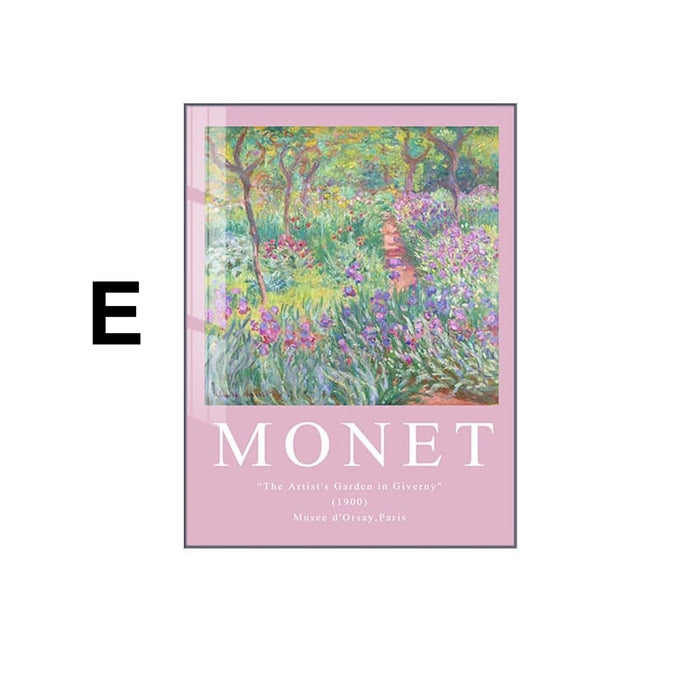 JUSTGOODMOOD Poster Monet – Premium Baumwollkunst