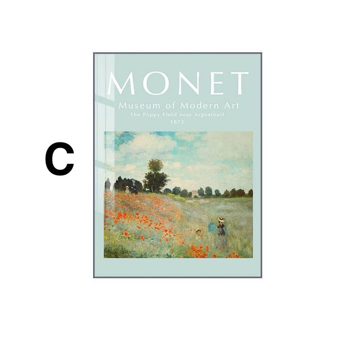 JUSTGOODMOOD Poster Monet – Premium Baumwollkunst