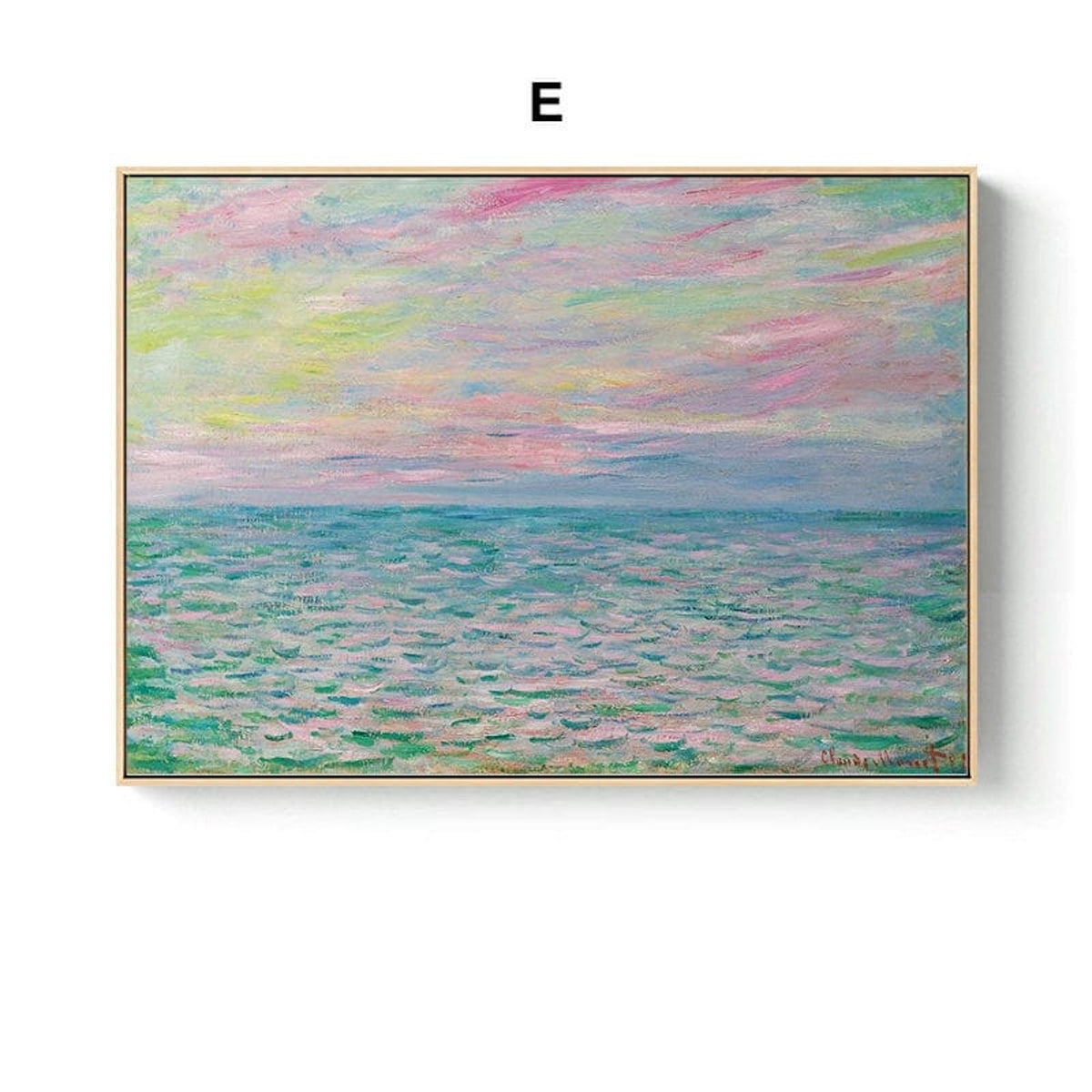Poster Vintage Claude Monet · Deko Print ohne Rahmen