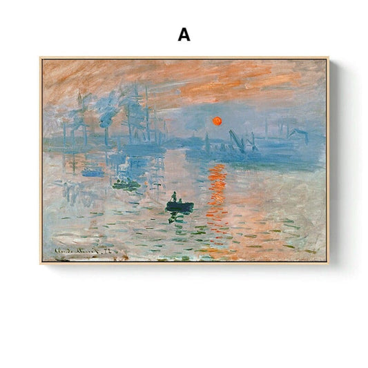 Poster Vintage Claude Monet · Deko Print ohne Rahmen