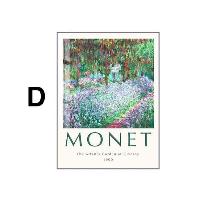 JUSTGOODMOOD Poster Monet – Premium Baumwollkunst