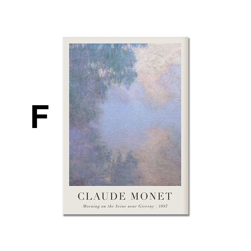 Poster Vintage Claude Monet Sommer als Deko Print ohne Rahmen