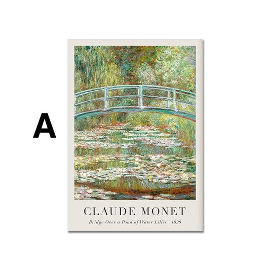 Poster Vintage Claude Monet Sommer als Deko Print ohne Rahmen