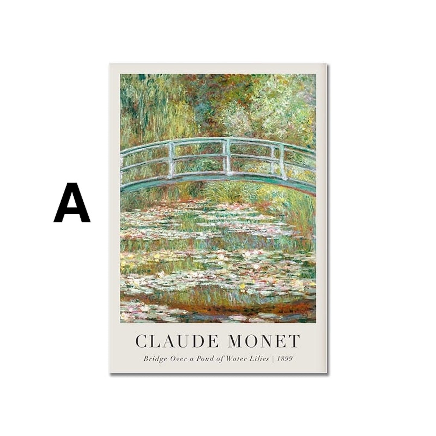 Poster Vintage Claude Monet Sommer als Deko Print ohne Rahmen