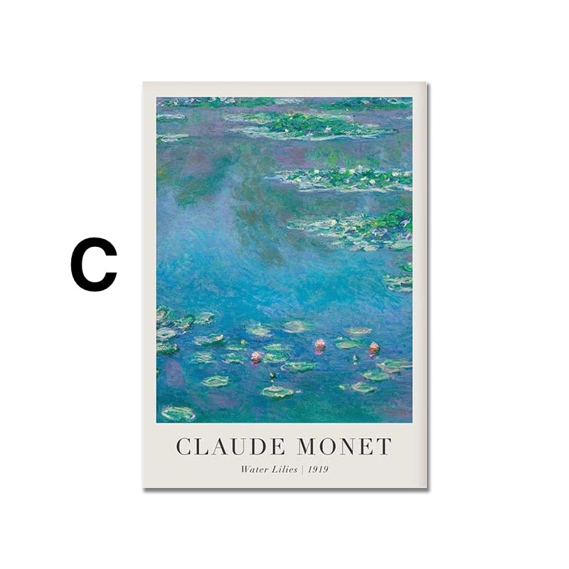 Poster Vintage Claude Monet Sommer als Deko Print ohne Rahmen