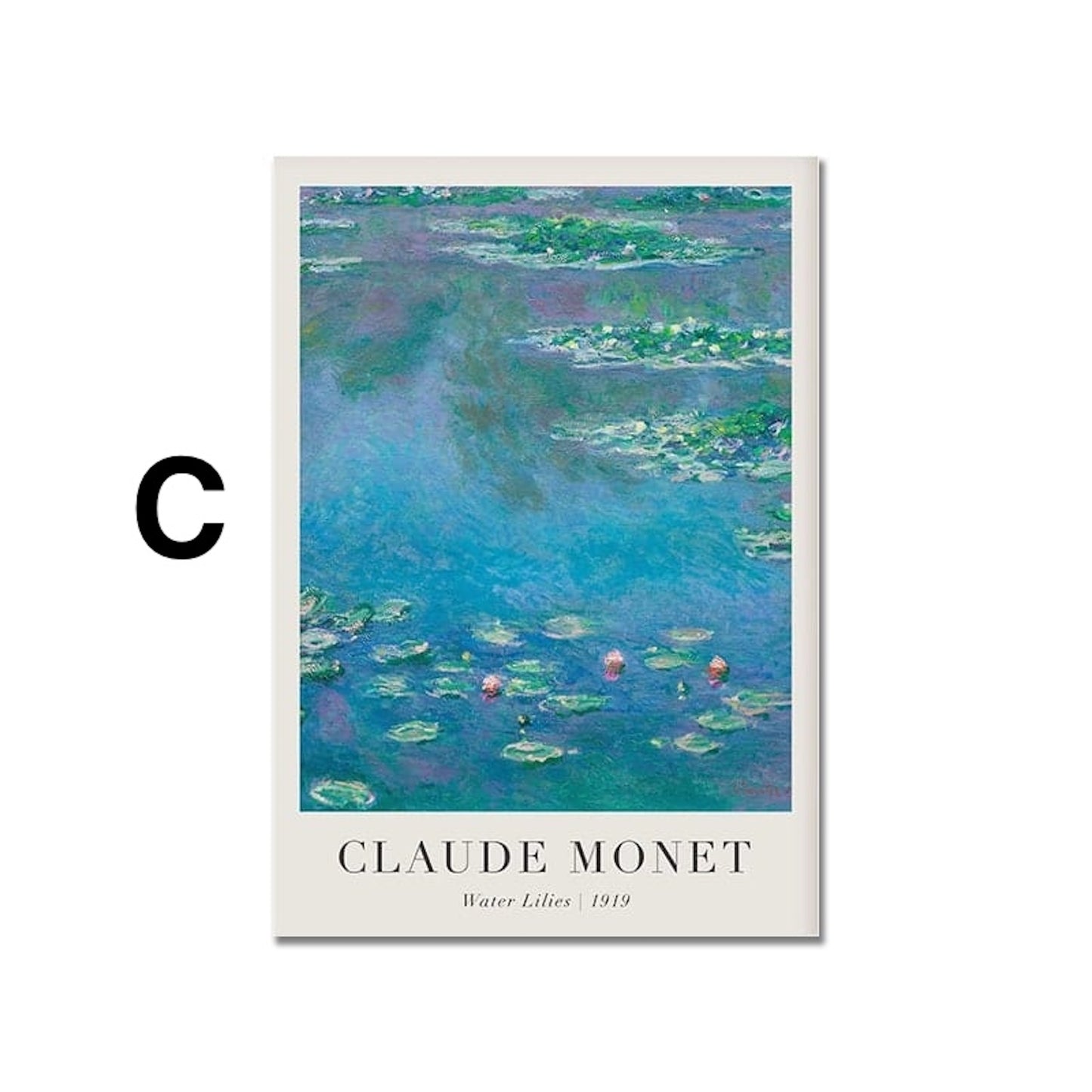 Poster Vintage Claude Monet Sommer als Deko Print ohne Rahmen