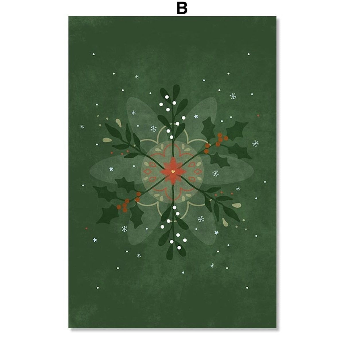 Poster Weihnachten Nussknacker Geschenke  · Wohnkultur| Bilder Wohnzimmer | Wandbilder Schlafzimmer | Deko Print ohne Rahmen | Bilder