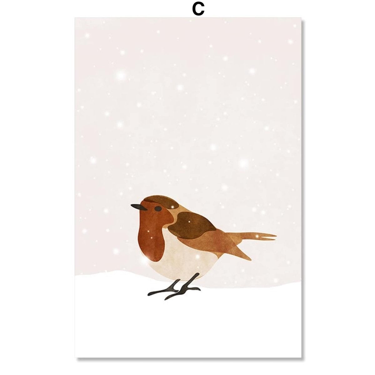 Poster Weihnachten Nussknacker Geschenke  · Wohnkultur| Bilder Wohnzimmer | Wandbilder Schlafzimmer | Deko Print ohne Rahmen | Bilder