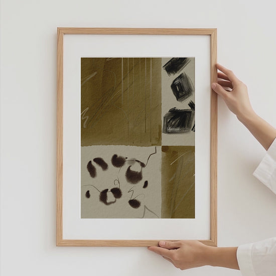 Poster Wandbilder Wohnzimmer · Leopard Schachbrett · Abstrakte Bilder ohne Rahmen ·