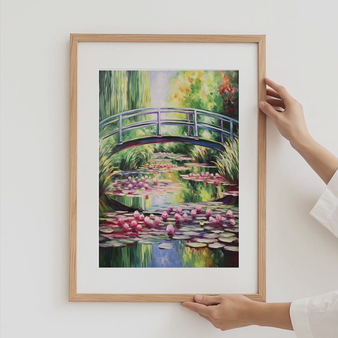 Video-Vorschau der acht Postermotive: Seerosen Blumen Muscheln & Romantische Kunstmotive.