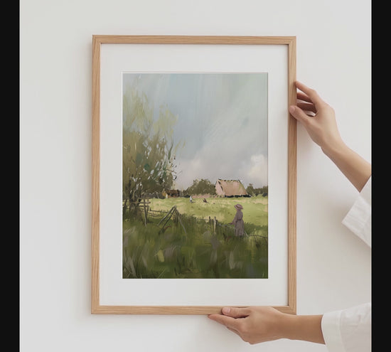 Moderne Vintage Kunst Poster · Geschenkidee · Figuren Architektur Landschaft Klassische Wandkunst · Dekoprint ohne Rahmen