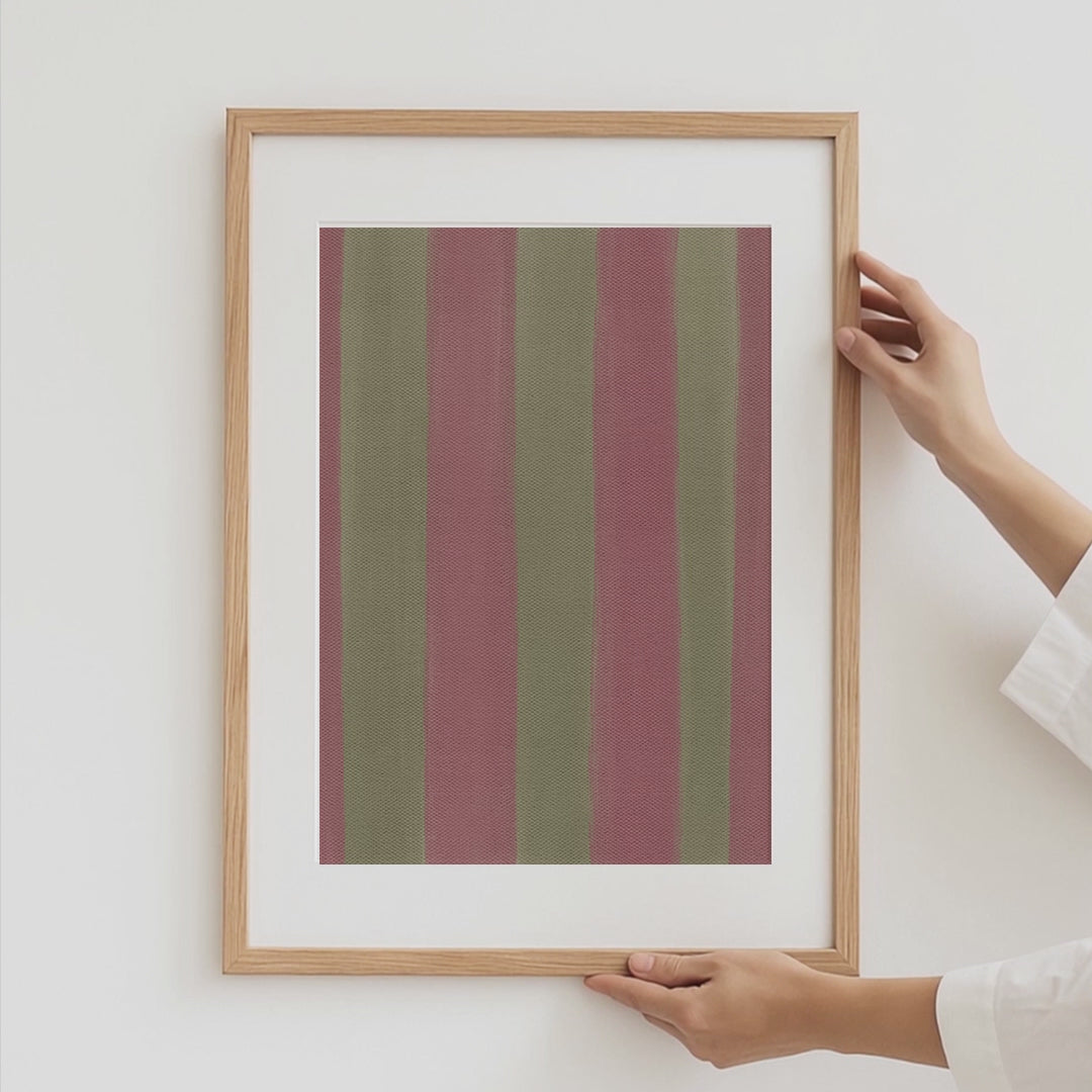 Kariertes Poster · Vintage Wandbild · Streifen Karo · Dekoprint ohne Rahmen video thumbnail