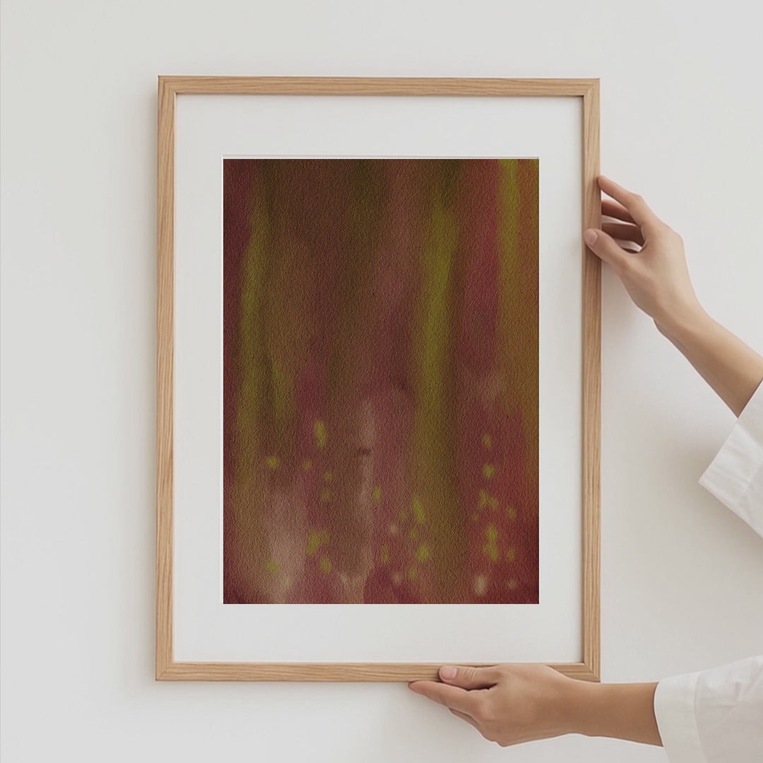 Poster Blumen · Wandbilder Bordeaux Beige · Dekoprint ohne Rahmen