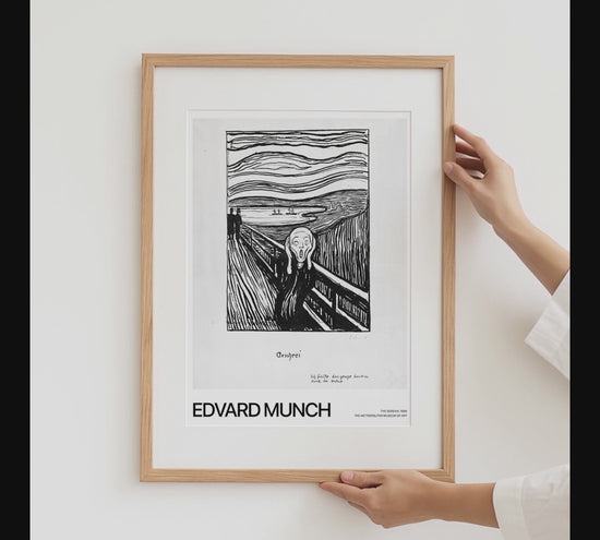 Kunst Poster · Geschenkidee · Edvard Munch Expressionismus Ikonische Gemälde Symbolistische Kunst · Dekoprint ohne Rahmen
