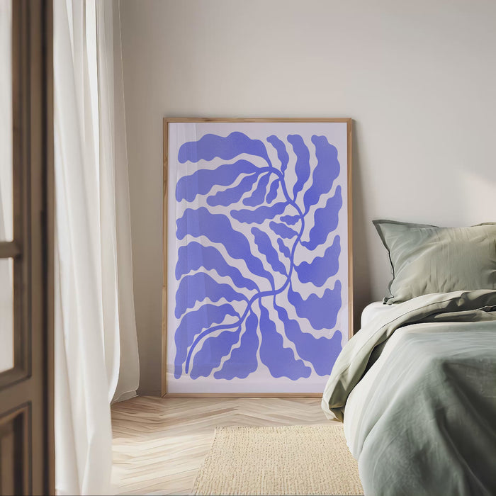 JUSTGOODMOOD Palmenblatt Poster – Premium Baumwolle