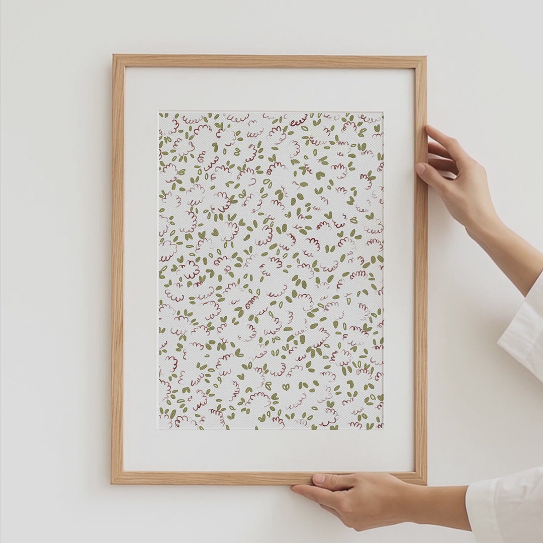 Blumen Poster · Geschenkidee · Florales Wandbild · Vintage Wanddeko · Dekoprint ohne Rahmen