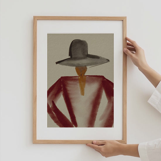 Poster Wandbilder Wohnzimmer · Abstrakte Kunst Art Deco · Moderne Bilder ohne Rahmen