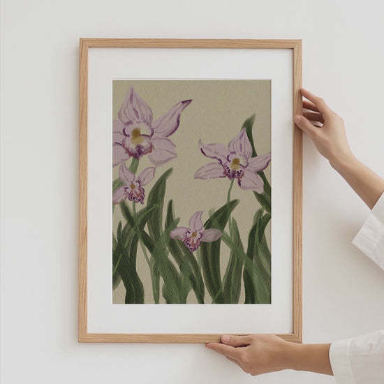 Blumen Poster · Geschenkidee · Schwan Poster Ästhetische Natur Mode Kunst · Dekoprint ohne Rahmen