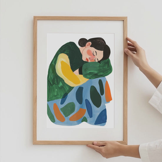 Moderne Kunst Poster · Geschenkidee · Minimalistische Porträts und Abstrakte Stillleben · Dekoprint ohne Rahmen