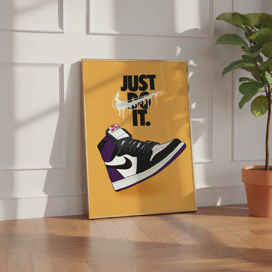 Streetwear Sneaker Poster · Urban Hype Wall Art · Urban Sneakerhead Pop Art · Print ohne Rahmen