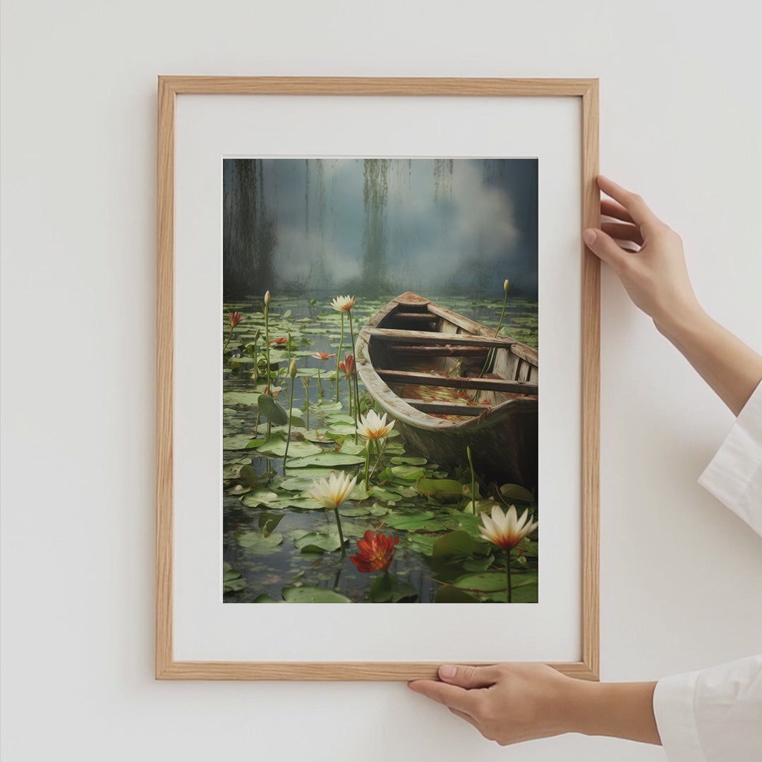 Video-Vorschau der acht Postermotive: Seerosen Rosen Segelboote & Verträumte Landschaften.
