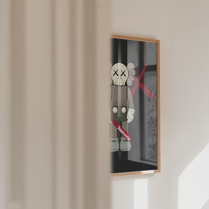 JUSTGOODMOOD Street Art Print – Premium Baumwolle