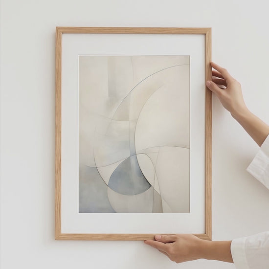 Abstraktes Poster · Geschenkidee · Organische Formen · Fließende Linien · Moderne Minimalistische Kunst · Dekoprint ohne Rahmen