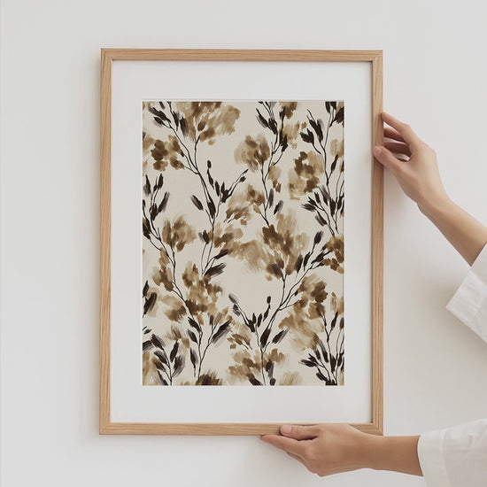 Blumen Poster Wandbilder · Florale Kunst Botanische Bilder · Wohnzimmer Deko ohne Rahmen