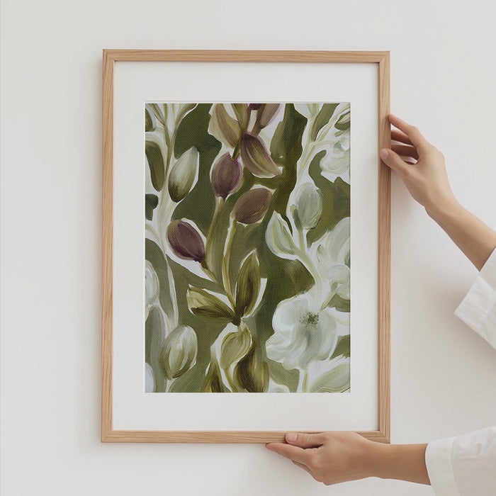 Geschenkidee · Botanische Blumen und Landschaften Poster Ästhetische Natur Kunst · Dekoprint ohne Rahmen | JUSTGOODMOOD
