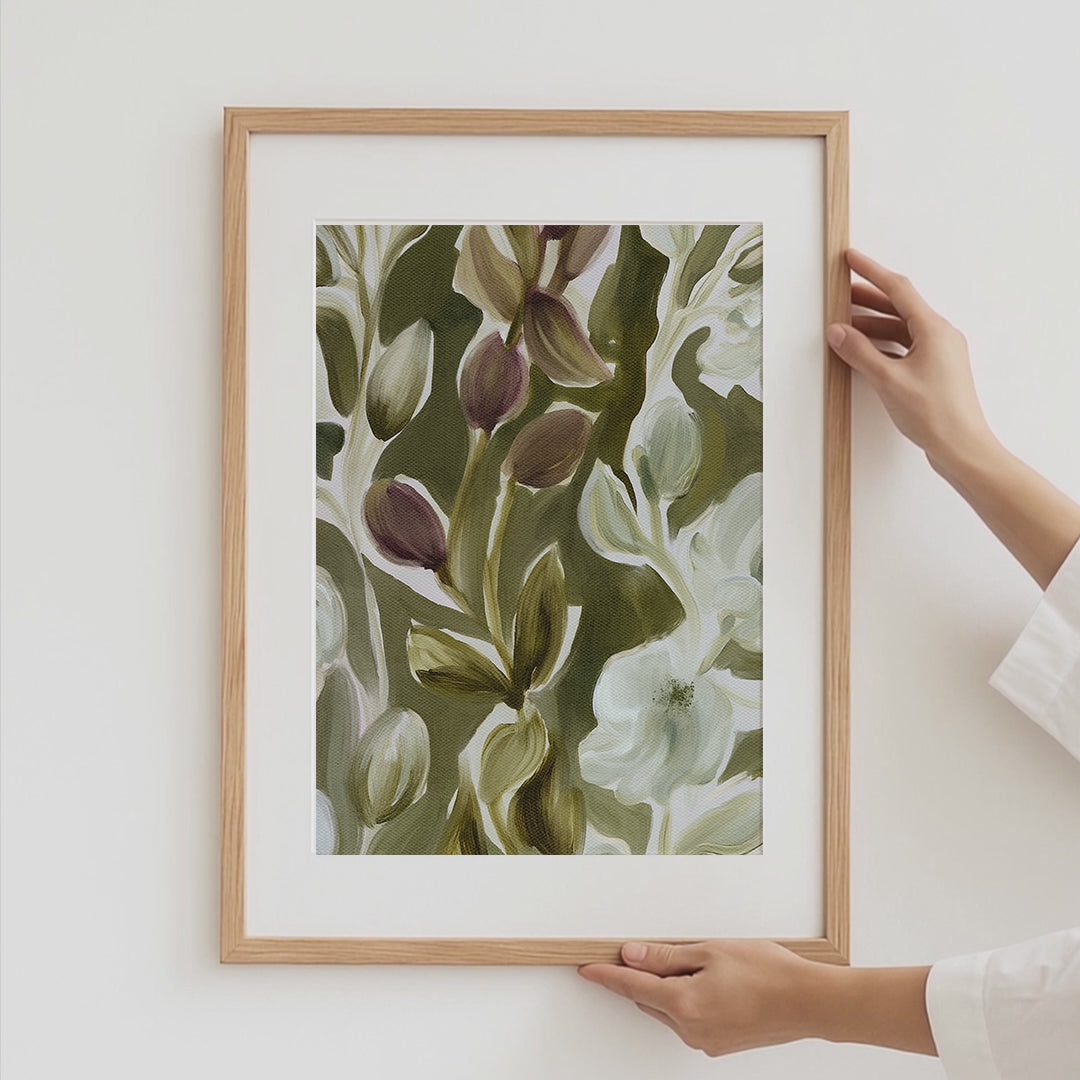 Blumen Poster · Vintage Wandbild · Florale Wanddeko · Geschenkidee · Dekoprint ohne Rahmen video thumbnail