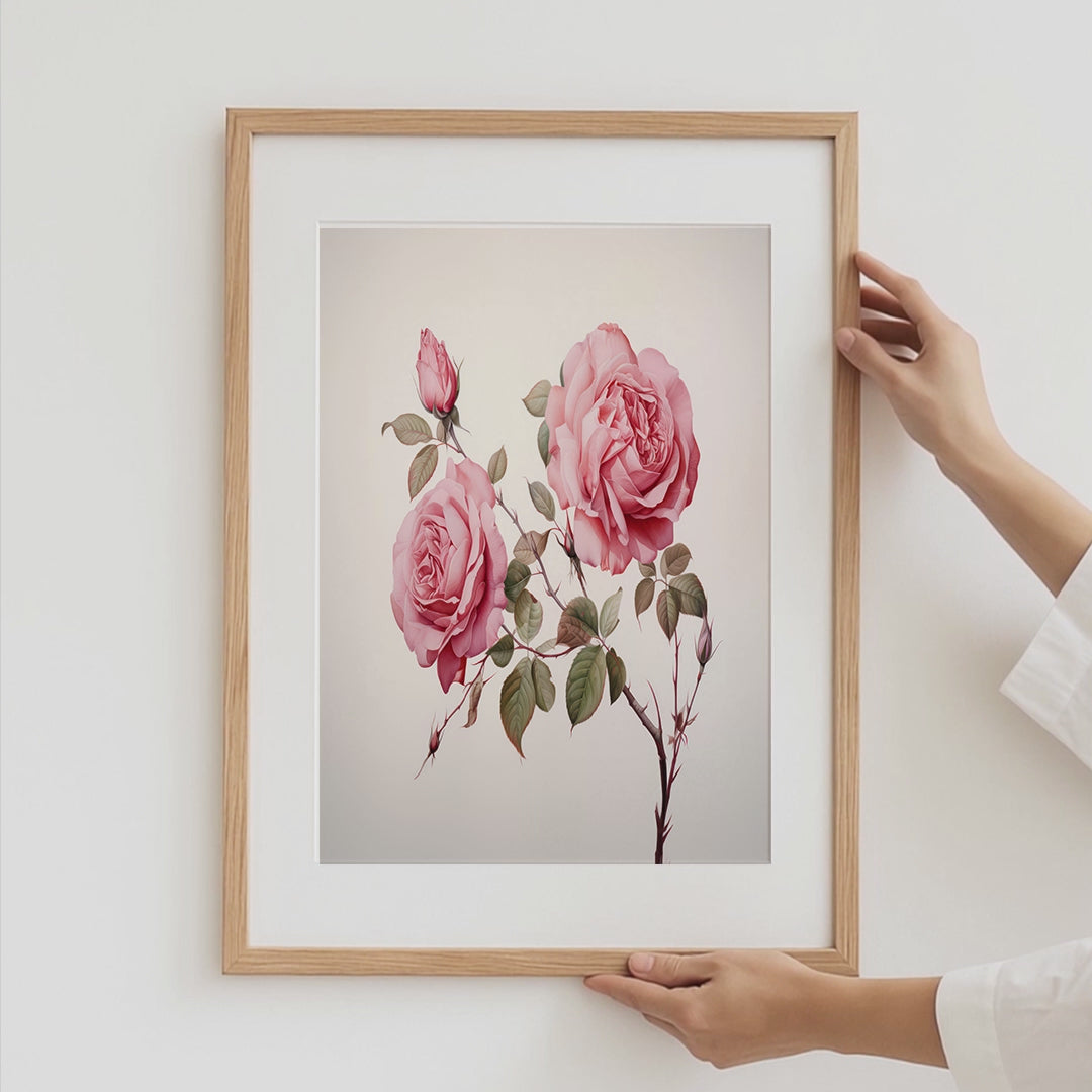 Video-Vorschau der acht Postermotive: Rosen Schmetterlinge Bauernhoftiere & Klassische Porträts.
