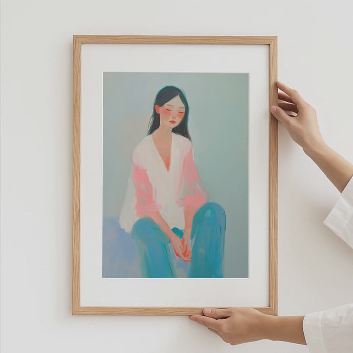 Moderne Porträtkunst poster | Zeitgenössische Wandkunst