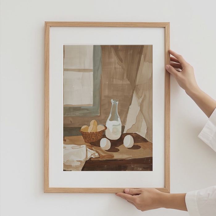 JUSTGOODMOOD Poster – Premium Baumwoll-Canvas Kunstwerke