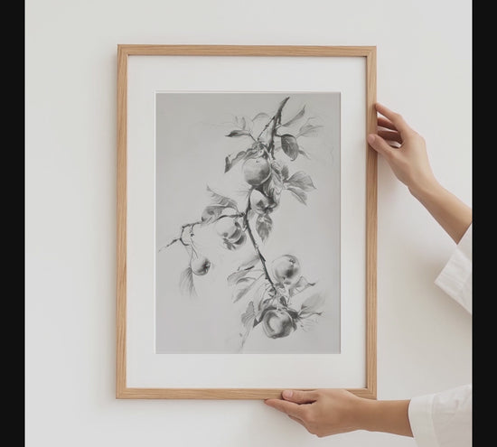 Moderne Vintage Kunst Poster · Geschenkidee · Botanik Tierwelt Landschaft Romantische Wandkunst · Dekoprint ohne Rahmen