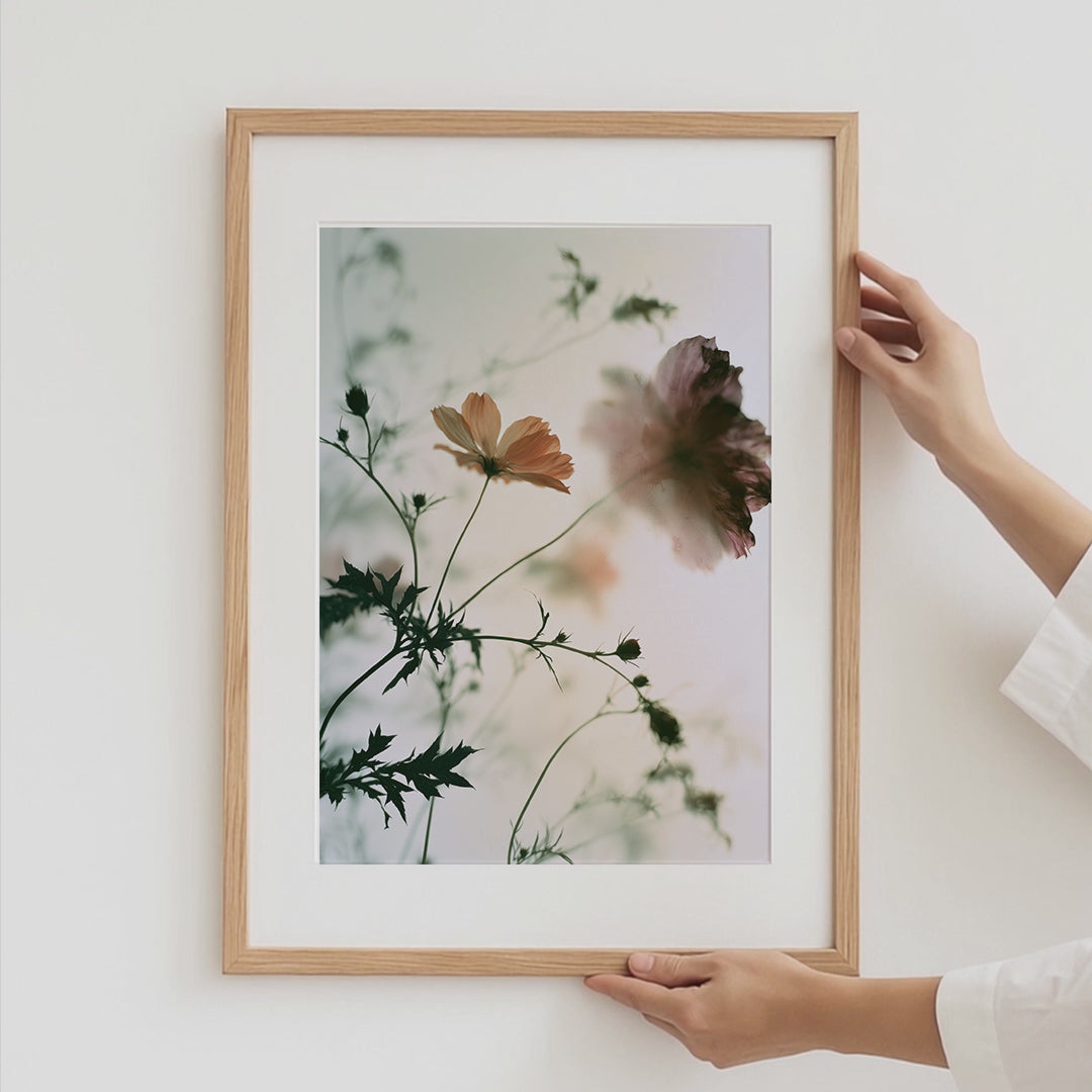 Blumen Poster · Geschenkidee · Zarte Rosa Blüten Verträumte Fotokunst · Dekoprint ohne Rahmen video thumbnail