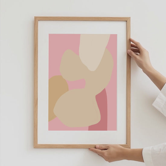 Abstrakte Kunst Poster · Geschenkidee · Moderne Formen, Blumenstillleben und Landschaftskunst · Dekoprint ohne Rahmen
