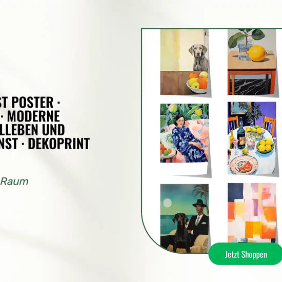Moderne Kunst Poster &middot; Geschenkidee &middot; Moderne Portr&auml;ts Stillleben und Abstrakte Kunst &middot; Dekoprint ohne Rahmen by@Outfy