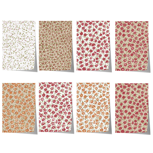 Blumen Poster · Geschenkidee · Florales Wandbild · Vintage Wanddeko · Dekoprint ohne Rahmen
