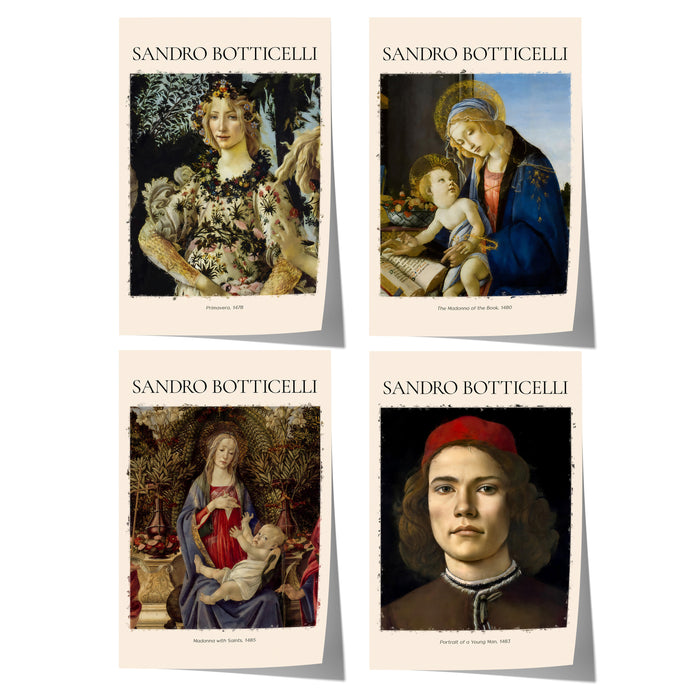 Moderne Sandro Botticelli Poster | Primavera & Madonna | JUSTGOODMOOD