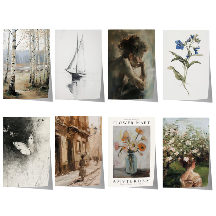 JUSTGOODMOOD Poster – Premium Baumwoll-Kunst mit Stil