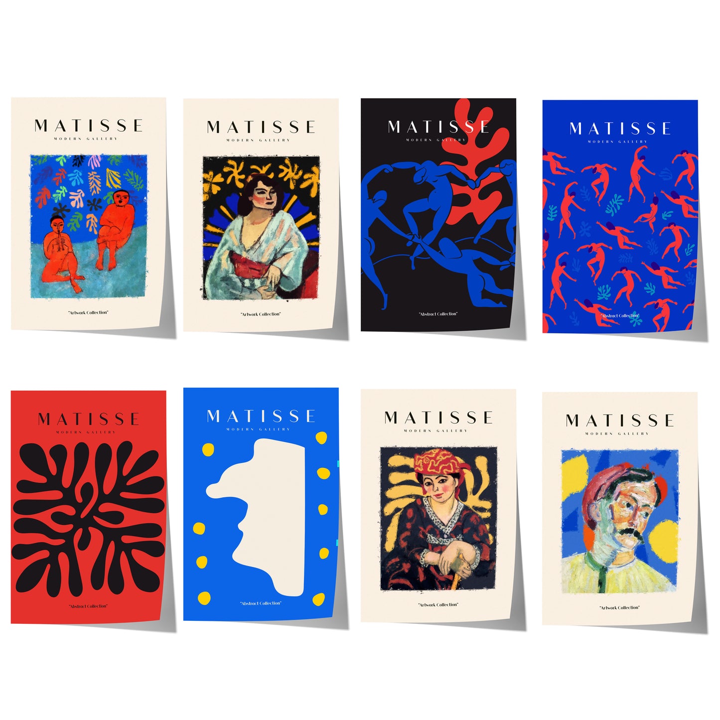 Matisse Poster · Geschenkidee · Fauvismus Tanzfiguren Porträts Abstrakte Formen · Dekoprint ohne Rahmen