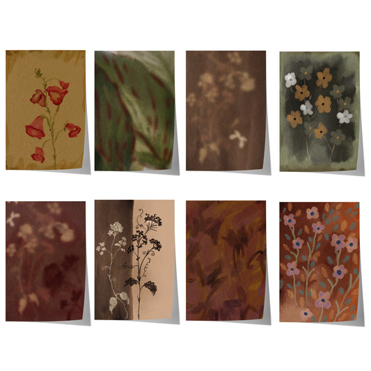 Poster Blumen · Geschenkidee · Wandbilder · Dekoprint ohne Rahmen