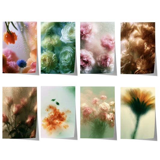 Blumen Poster · Geschenkidee · Zarte Blüten Rosen Verträumte Blumenfotografie · Dekoprint ohne Rahmen