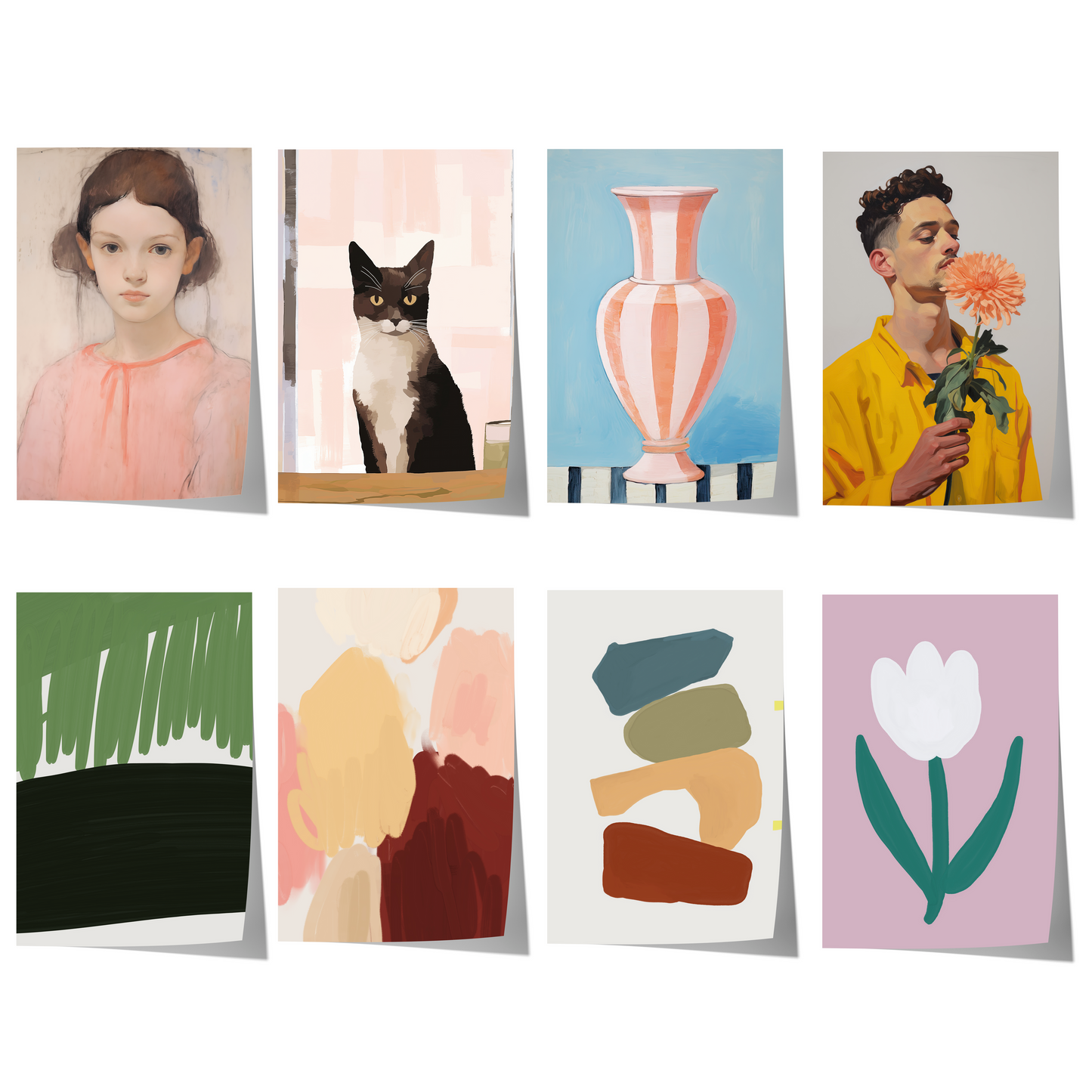 Moderne Kunst Poster · Geschenkidee · Zeitgenössische Illustrationen Abstrakte Kunst · Dekoprint ohne Rahmen