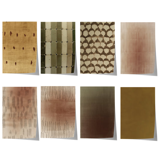 Textur Poster · Geschenkidee · Texturen Strukturen Erdige Farbtöne · Dekoprint ohne Rahmen