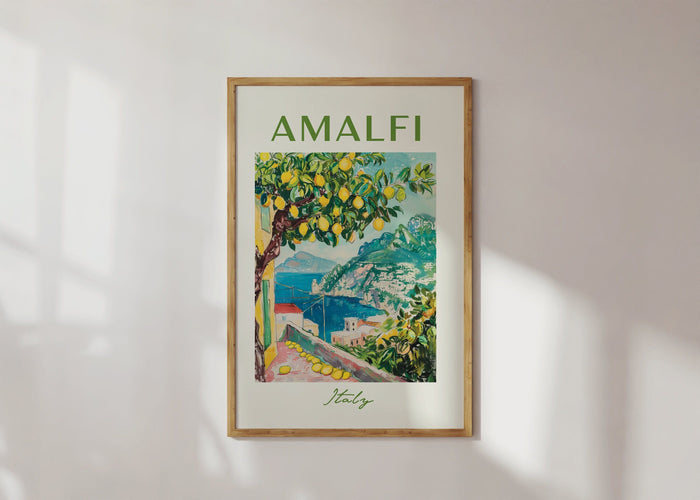 Sommer Poster auf Baumwoll-Canvas – Lebendige Farben